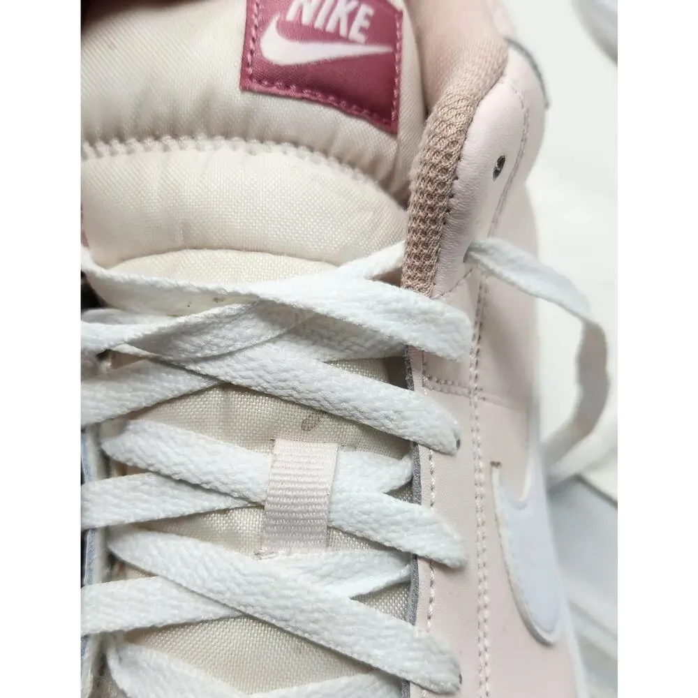 Nike Womens Size 10 Court Royale 2 Mid Soft Pink White Sneakers FD0286 600